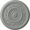 Ekena Millwork Marseille Ceiling Medallion (Fits Canopies up to 4 1/4"), 16 1/8"OD x 5/8"P, Primed White CM16MA - alternate 1